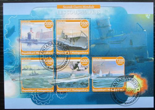 Poštové známky Madagaskar 2020 Ponorky Mi# N/N