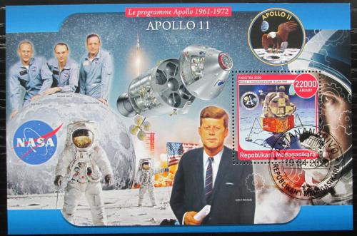 Poštová známka Madagaskar 2020 Vesmírný program Apollo 11 Mi# N/N