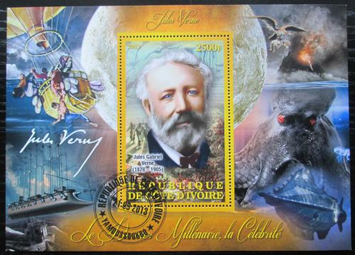 Poštová známka Pobrežie Slonoviny 2013 Jules Verne Mi# N/N
