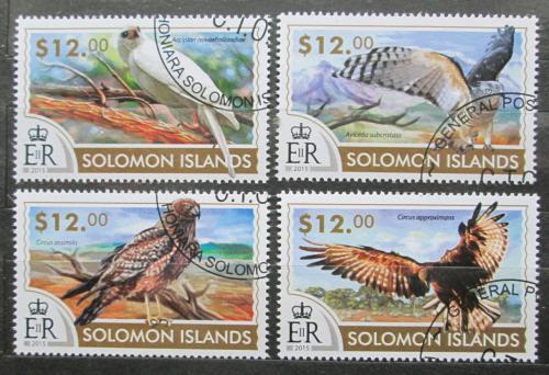 Poštové známky Šalamúnove ostrovy 2015 Australští dravci Mi# 3132-35 Kat 17€