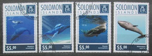 Poštové známky Šalamúnove ostrovy 2014 Ve¾ryby Mi# 2947-50 Kat 7€
