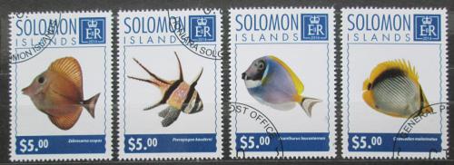 Poštové známky Šalamúnove ostrovy 2014 Ryby Mi# 2902-05 Kat 7€