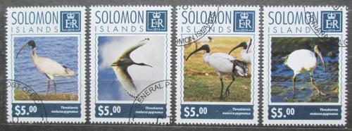 Poštové známky Šalamúnove ostrovy 2014 Ibis australský Mi# 2922-25 Kat 7€