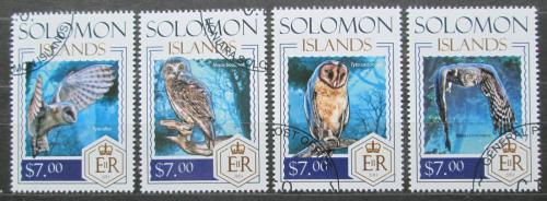 Poštové známky Šalamúnove ostrovy 2014 Sovy Mi# 2317-20 Kat 9.50€