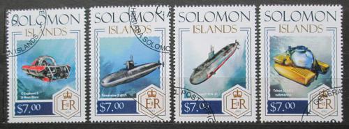 Poštové známky Šalamúnove ostrovy 2014 Ponorky Mi# 2347-50 Kat 9.50€