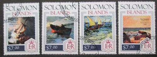 Poštové známky Šalamúnove ostrovy 2014 Umenie, moøe Mi# 2402-05 Kat 9.50€