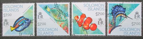 Poštové známky Šalamúnove ostrovy 2013 Ryby Mi# 2147-50 Kat 9.50€