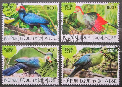 Poštové známky Togo 2018 Turakové Mi# 9170-73 Kat 13€