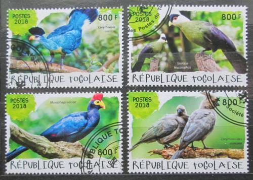 Poštové známky Togo 2018 Turakové Mi# 9174-77 Kat 13€