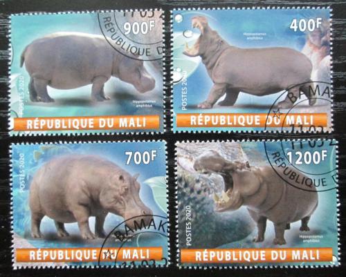 Poštové známky Mali 2020 Hrochy Mi# N/N