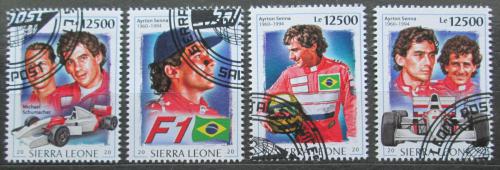 Poštové známky Sierra Leone 2020 Závodníci Formule 1 Mi# N/N