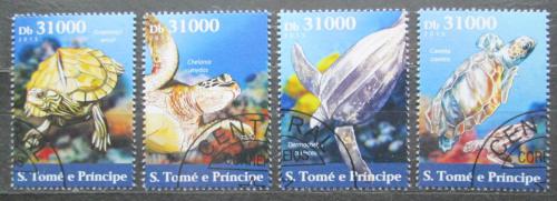 Poštové známky Svätý Tomáš 2015 Korytnaèky Mi# 6325-28 Kat 12€