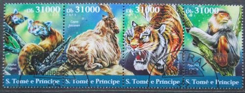 Poštové známky Svätý Tomáš 2015 Vyhynulá fauna Mi# 6350-53 Kat 12€
