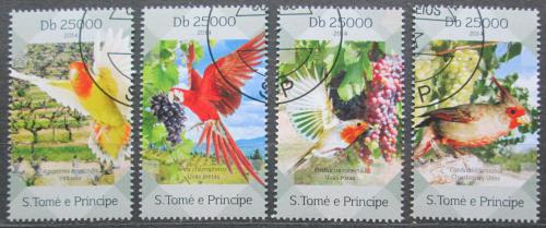 Poštové známky Svätý Tomáš 2014 Vtáci Mi# 5709-12 Kat 10€