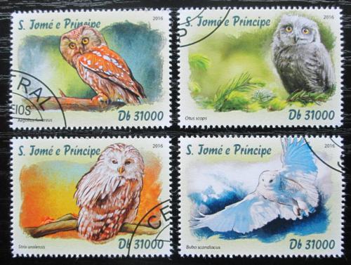 Poštové známky Svätý Tomáš 2016 Evropské sovy Mi# 6736-39 Kat 12€ 