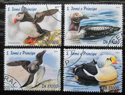 Poštové známky Svätý Tomáš 2016 Arktiètí ptáci Mi# 6796-99 Kat 12€
