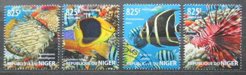 Poštové známky Niger 2015 Ryby Mi# 3410-13 Kat 13€