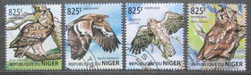 Poštové známky Niger 2015 Dravci Mi# 3450-53 Kat 13€