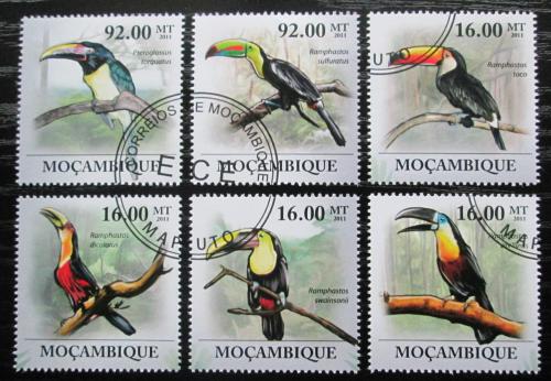Potov znmky Mozambik 2011 Tukani Mi# 4354-59 Kat 14