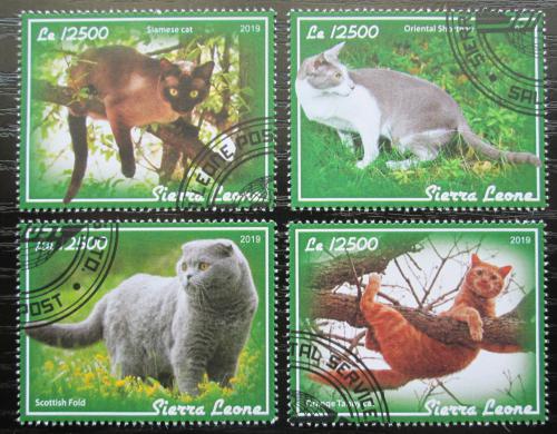 Poštové známky Sierra Leone 2019 Maèky Mi# 11317-20 Kat 14€