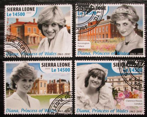 Poštové známky Sierra Leone 2020 Princezna Diana Mi# N/N
