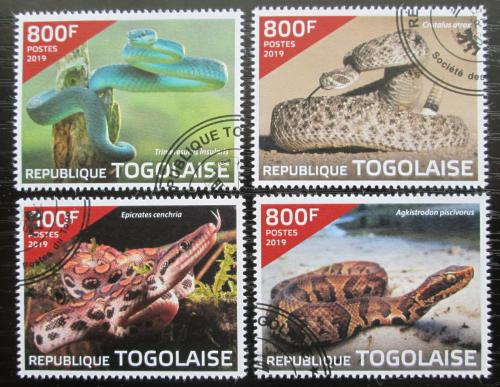Poštové známky Togo 2019 Hady Mi# N/N