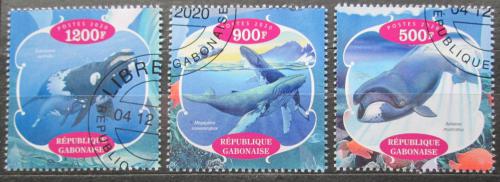 Poštové známky Gabon 2020 Ve¾ryby Mi# N/N