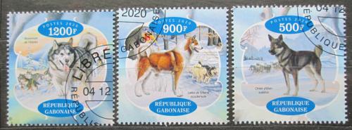 Poštové známky Gabon 2020 Psy Mi# N/N