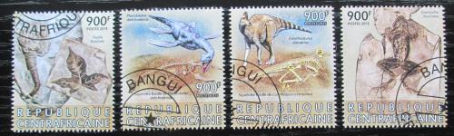 Poštové známky SAR 2015 Dinosaury a fosílie Mi# 5895-98 Kat 16€