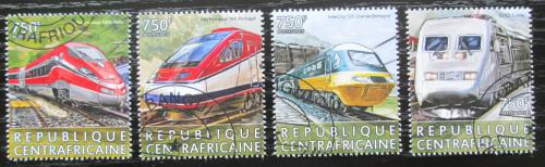 Poštové známky SAR 2015 Moderní lokomotívy Mi# 5865-68 Kat 14€