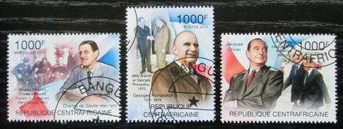 Poštové známky SAR 2011 Francouzští prezidenti Mi# 3156-58 Kat 12€