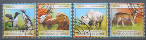 Poštové známky Guinea 2016 Vyhynulá fauna Mi# 11836-39 Kat 16€