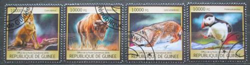 Poštové známky Guinea 2016 Ohrožená fauna Mi# 11841-44 Kat 16€