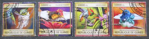 Poštové známky Guinea 2016 Kolibøíci Mi# 11821-24 Kat 16€