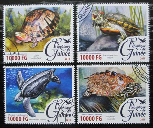 Poštové známky Guinea 2016 Korytnaèky Mi# 11666-69 Kat 16€