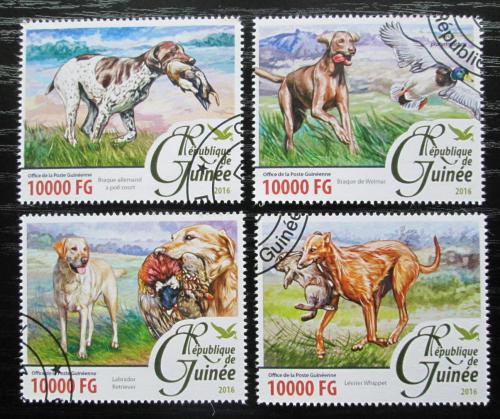 Poštové známky Guinea 2016 Psy Mi# 11676-79 Kat 16€