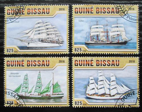 Poštové známky Guinea-Bissau 2016 Plachetnice Mi# 8614-17 Kat 12.50€
