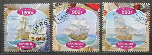 Poštové známky Gabon 2020 Staré plachetnice Mi# N/N
