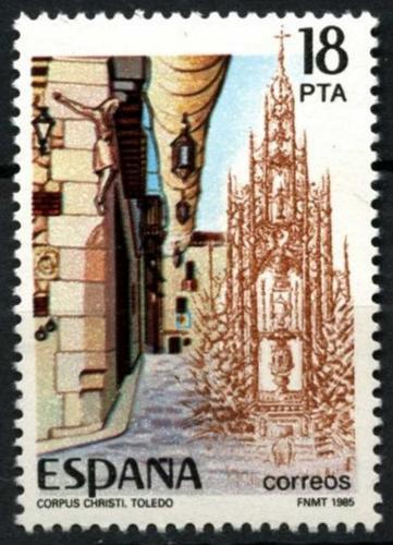 Poštová známka Španielsko 1985 Svátek Kristova tìla v Toledu Mi# 2677