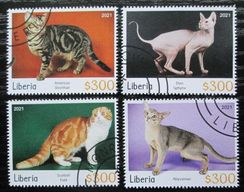 Poštové známky Libéria 2021 Maèky Mi# N/N