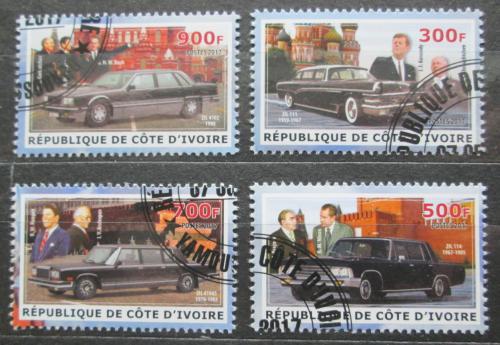 Poštové známky Pobrežie Slonoviny 2017 Sovìtská prezidentská autá Mi# N/N
