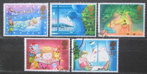 Poštové známky Ve¾ká Británia 1987 Vianoce Mi# 1126-30