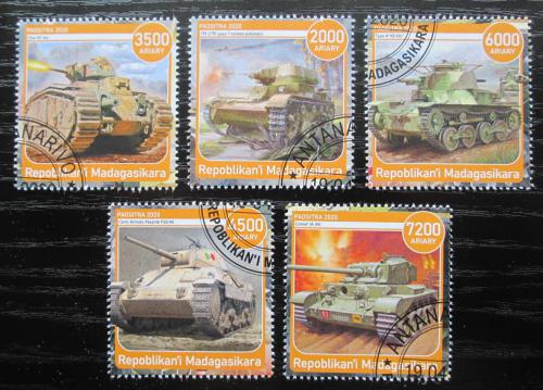 Poštové známky Madagaskar 2020 Tanky Mi# N/N