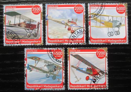 Poštové známky Madagaskar 2020 Vojnová lietadla Mi# N/N