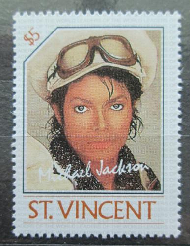 Poštová známka Svätý Vincent 1985 Michael Jackson Mi# 896