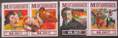 Poštové známky Mozambik 2015 Umenie, Paul Gauguin Mi# 8209-12 Kat 15€