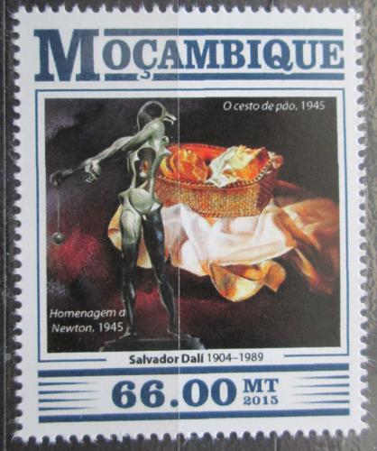 Poštová známka Mozambik 2015 Umenie, Salvador Dalí Mi# 8230