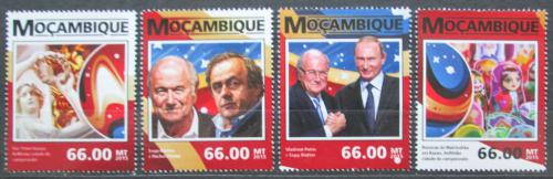 Poštové známky Mozambik 2015 MS ve futbale Mi# 8279-82 Kat 15€