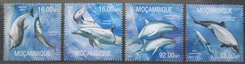 Poštové známky Mozambik 2013 Delfíny Mi# 6707-10 Kat 13€