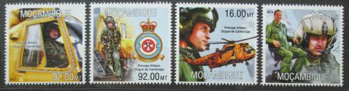 Poštové známky Mozambik 2013 Princ William Mi# 6767-70 Kat 13€